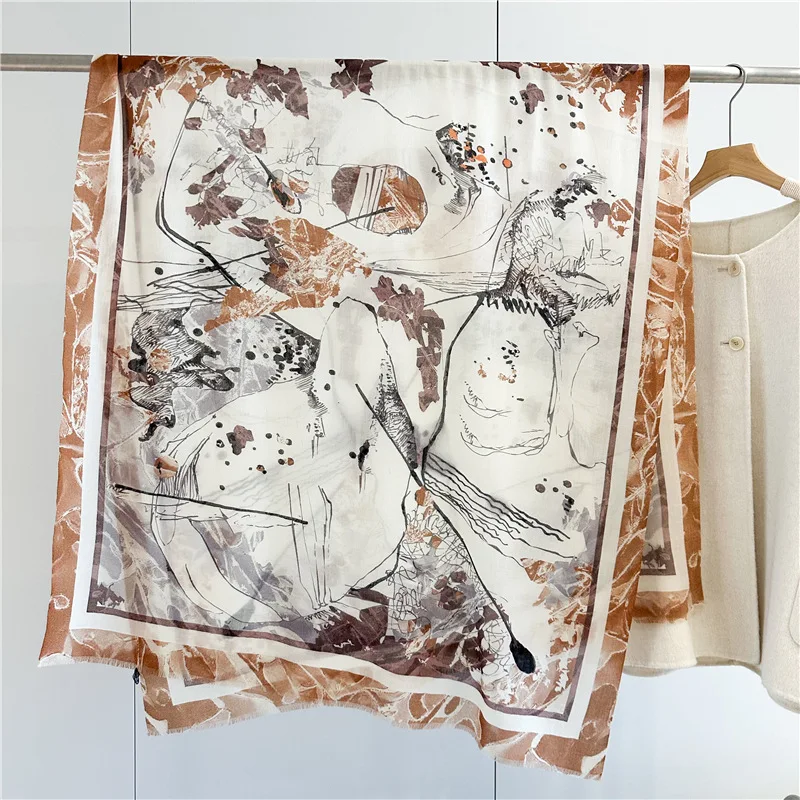 

Long Cashmere Scarf Winter Soft Shawls Women Oversized Scarfs Foulard Femme 200 100CM Lover Gift Clothing Accessories