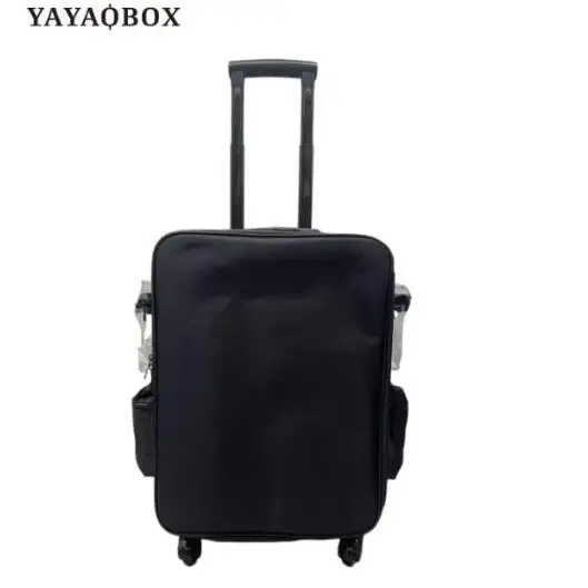 Professional Spinner Train Case Women Trolley Cosmetic Case Storage Organizer Suitcase Carry on Rolling luggage Makeup Suitcase