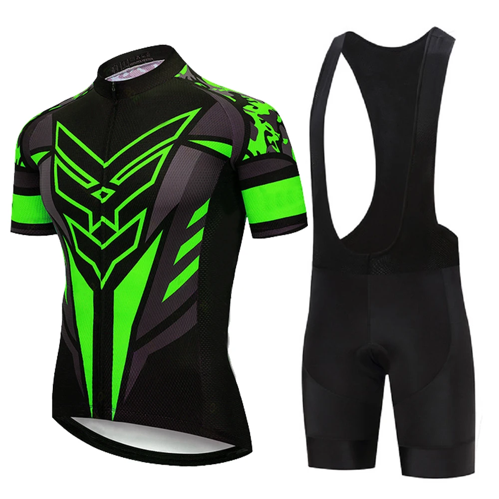 2024 NEW Cycling Jersey Set Summer Short Sleeve Breathable Men\'s MTB Bike Cycling Clothing Maillot Ropa Ciclismo Uniform Suit