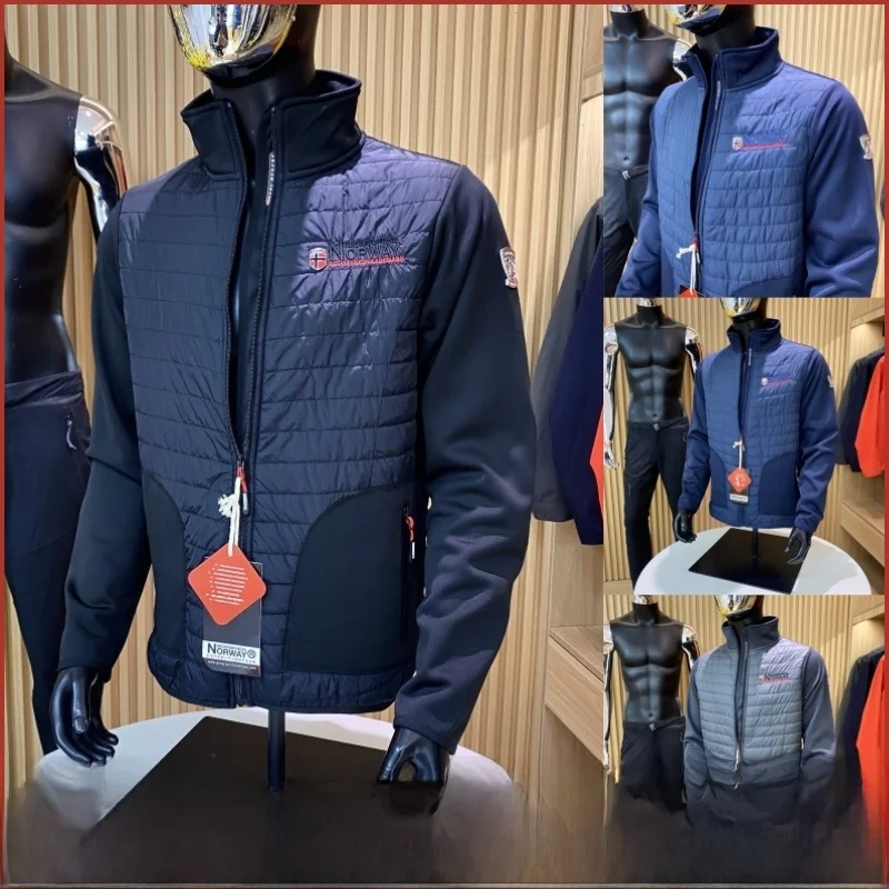 

Легенда Nordic Outdoor! Пэчворк Крт! Зимняя новая мужская повседневная спортивная легкая хлопковая куртка с воротником Long Sle Faion