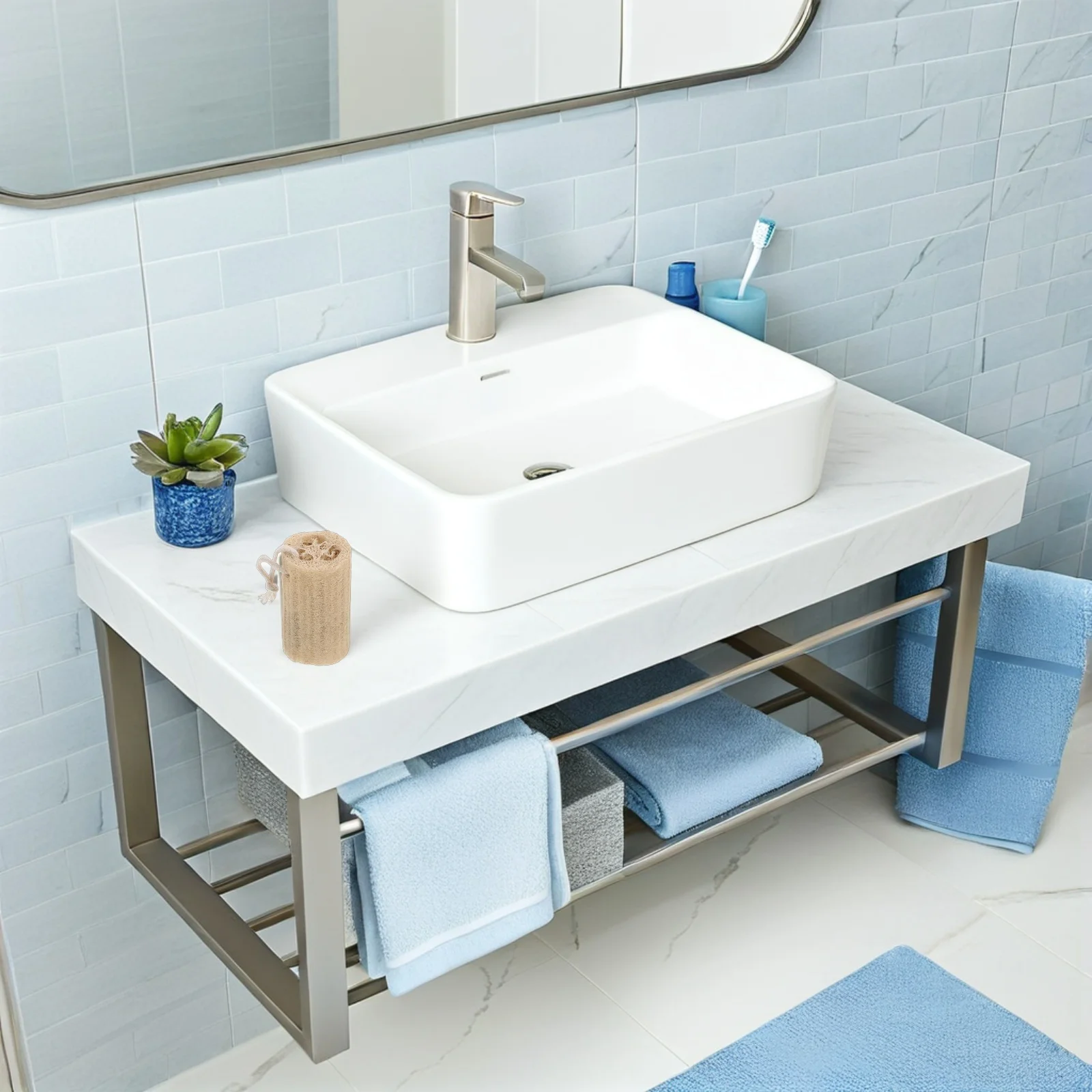 

12Pcs Natural Loofah Sponge Pad Exfoliating Shower Scrubber for Cleansing Improved Skin Texture Circulation Boost