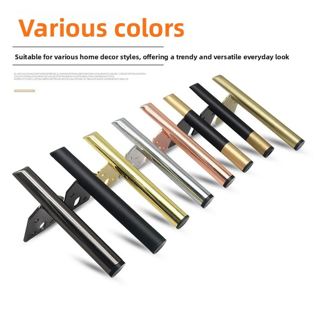 4pcs Metal Cabinet Riser Legs, Lightweight Luxury Bathroom Vanity Legs, DIY Sofa Support Legs for Coffee Table Furniture