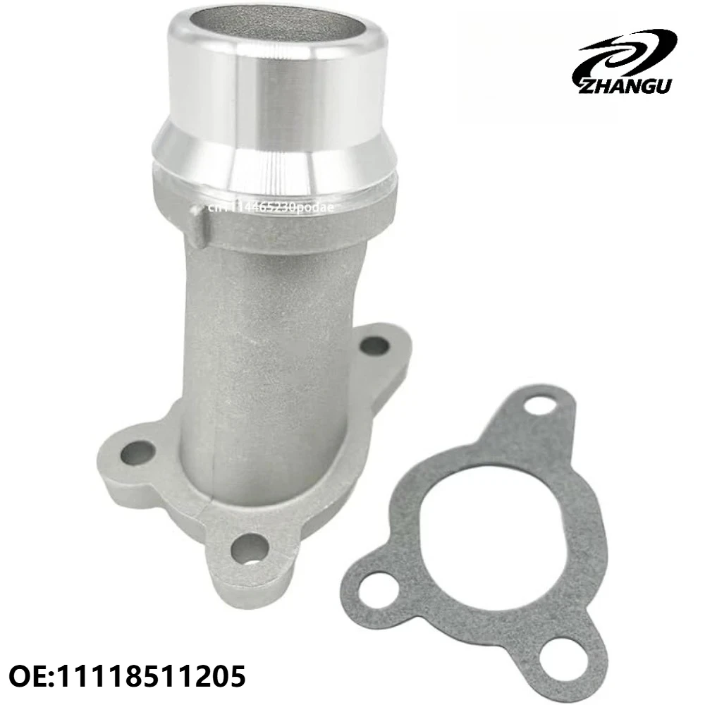 

For BMW 1-7 Series X1-X5 2013-2019 MINI F55 F56 Aluminum Engine Connector Pipe Connector Replace Plastic OE Flange 11118511205