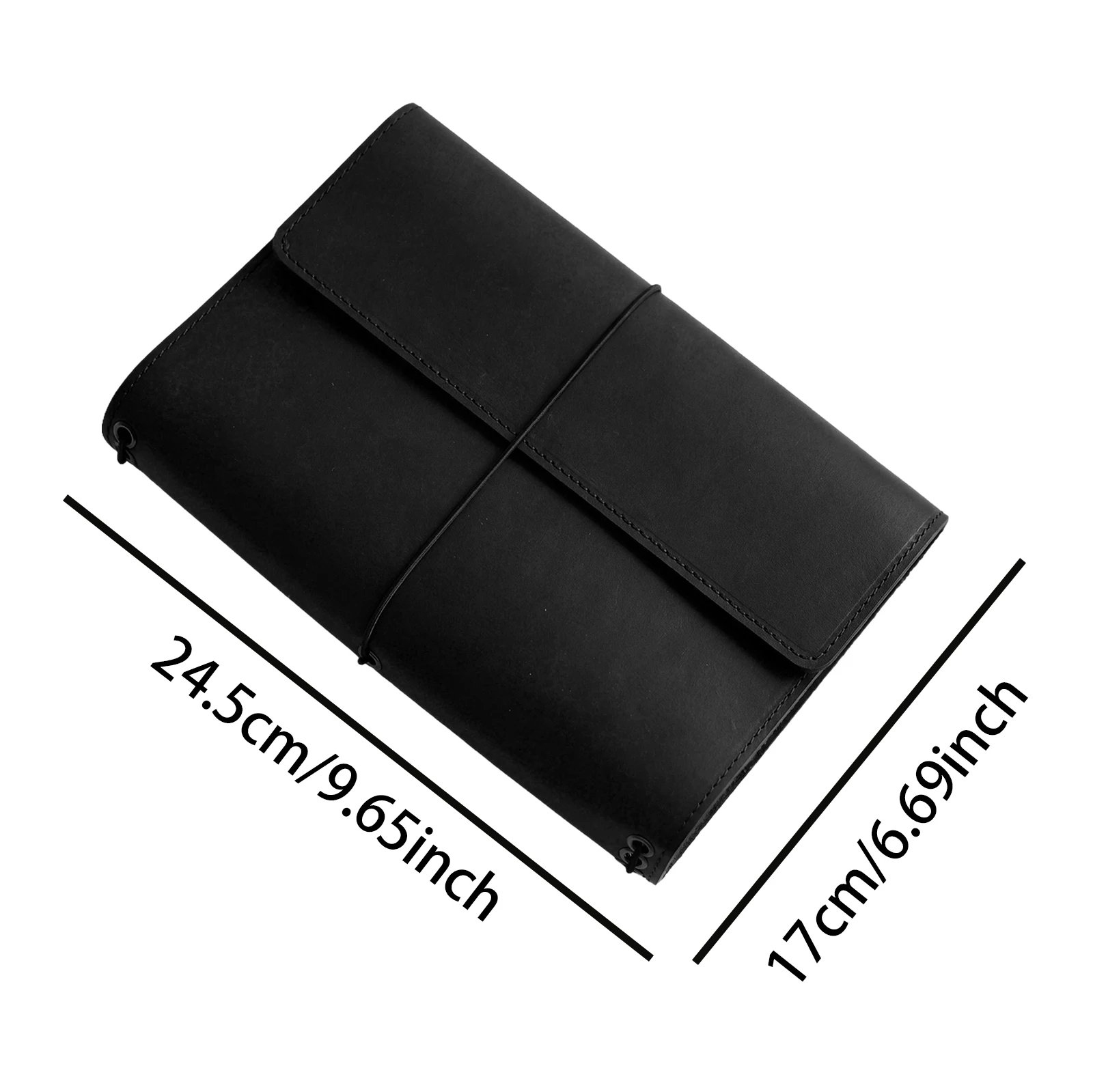 A5 Notebook Organizer Refillable Compact Notebook Cover Journal Cover Leather Book Protective Cover For Hobby image 6