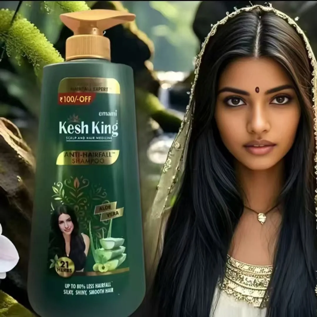 Indian Authentic Ayurveda Herbal Anti Hair Fall Shampoo, Anti Dandruff Oil Control Hair Thickening, Smooth Repair Frizzy Damaged