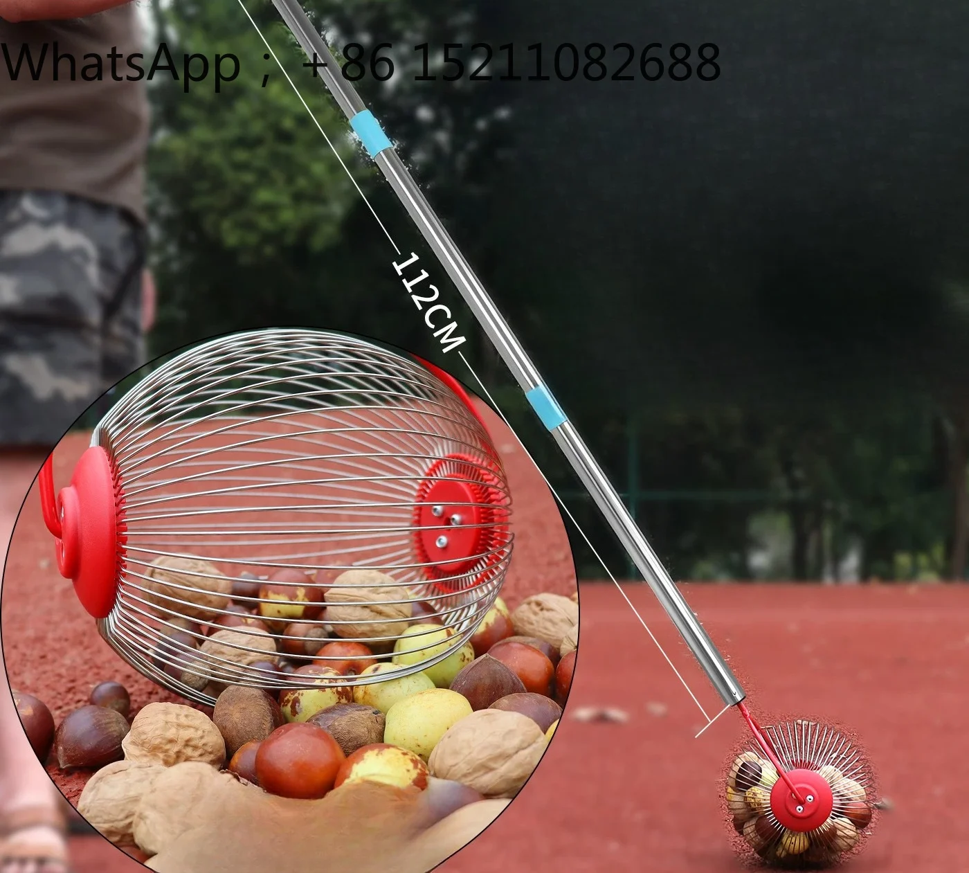 SCY Suitable for Fruit Collector Quick Fruit Picking Artifact Tool to Pick Walnuts Chestnut Nuts
