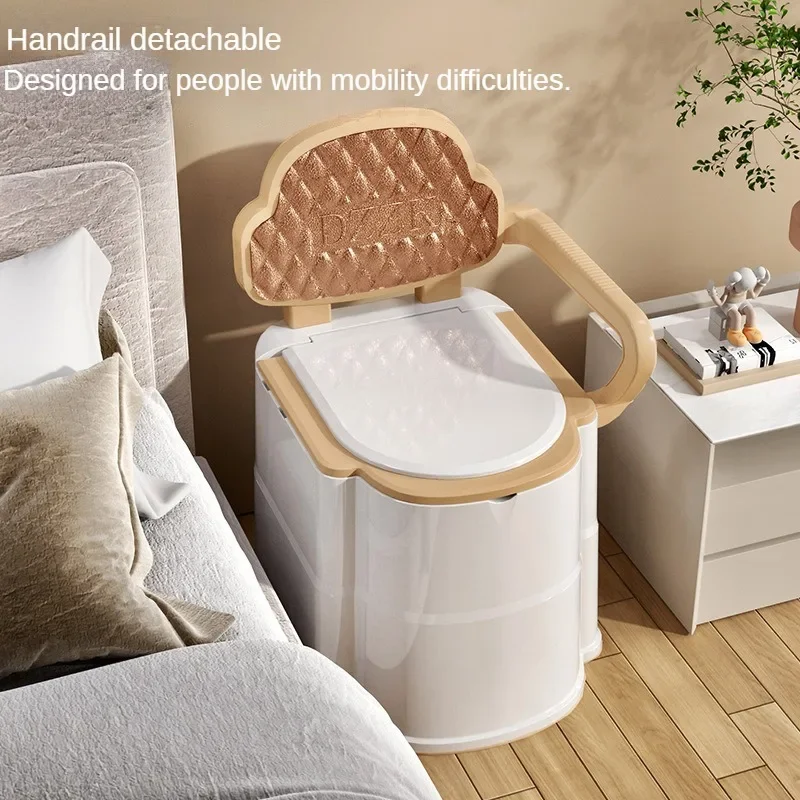 

Discount Portable Simple Anti-slip Adult Toilet Elderly Pregnant Woman Deodorant Sit Toilet Bathroom Mobile Backrest WC Seat