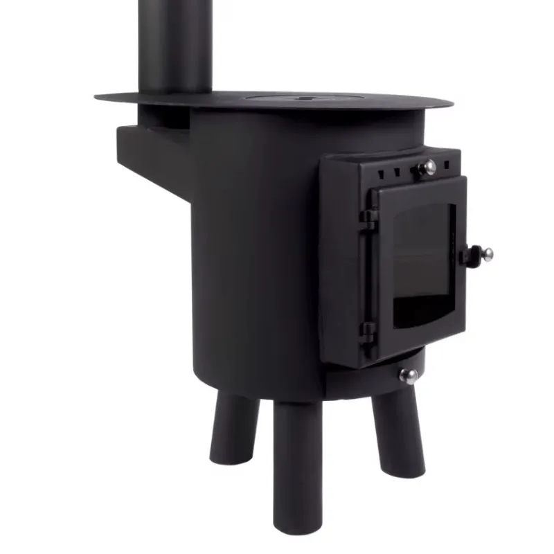 【Best-selling】Wood Burning Stove with Water Jacket Tent Wood Stove Cast Iron Wood Burning Tent Stove
