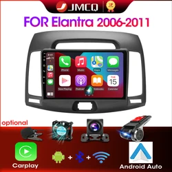 JMCQ Android 12 2Din 4G Car Radio Multimedia Video Player for Hyundai Elantra 4 HD 2006-2012 Navigation GPS Auto Stereo Carplay