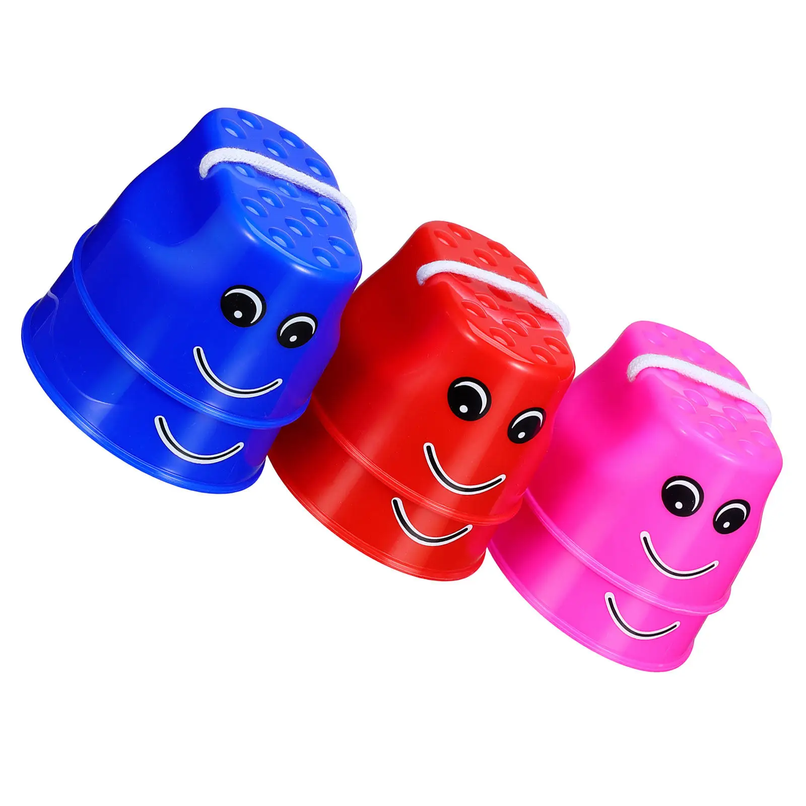 

6Pcs Stilts Kids Plastic Walking Cups Balance Training Equipment Outdoor Playground Pe