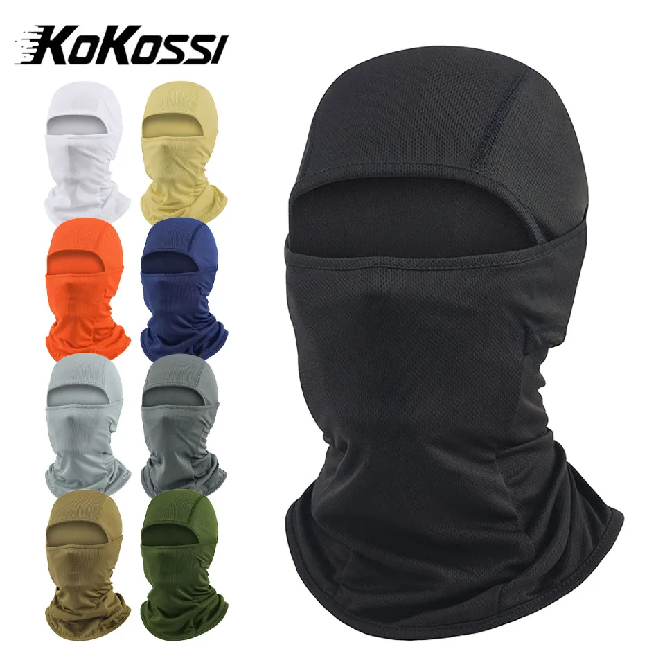 

KoKossi Motorcycle Balaclava Hat Helmet Inner Cap Breathable Elastic Windproof UV Protector Outdoor Cycling Hiking Head Scarf