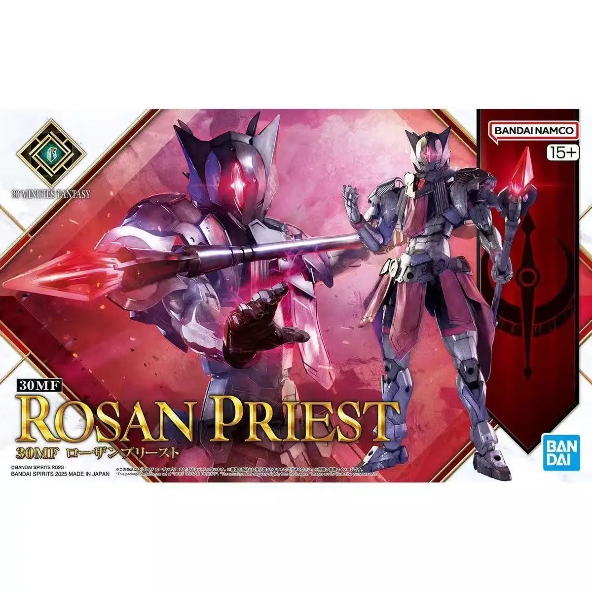 Bandai Fantasy Series 30Mf 30Ml Rosa Priest Plastic Model Cool Gift Mecha Warrior Figure Collectible Ornaments Educational Toy