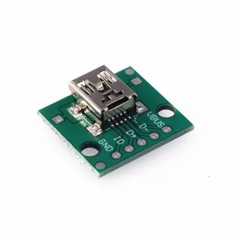 USB Male Connector / MINI MICRO USB To DIP Adapter Female Connector 2.54mm Connector B Type-C USB 2.0 3.0 Female PCB Converter