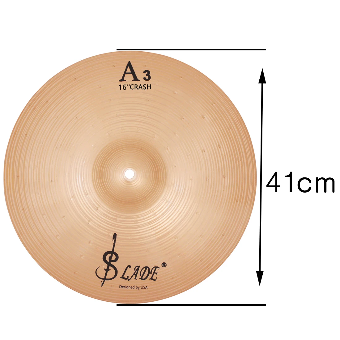 

SLADE 16/20 Inch Crash Cymbal Gong For Players Beginners Percussion Instruments Parts Accessories Crash Hi-Hat Drum Cymbals Kit