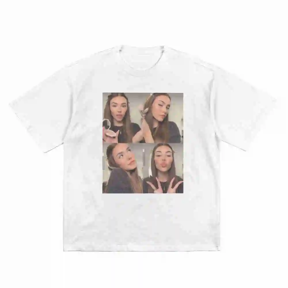 Madison Beer Short Sleeve Tee 100% Cotton T-Shirt