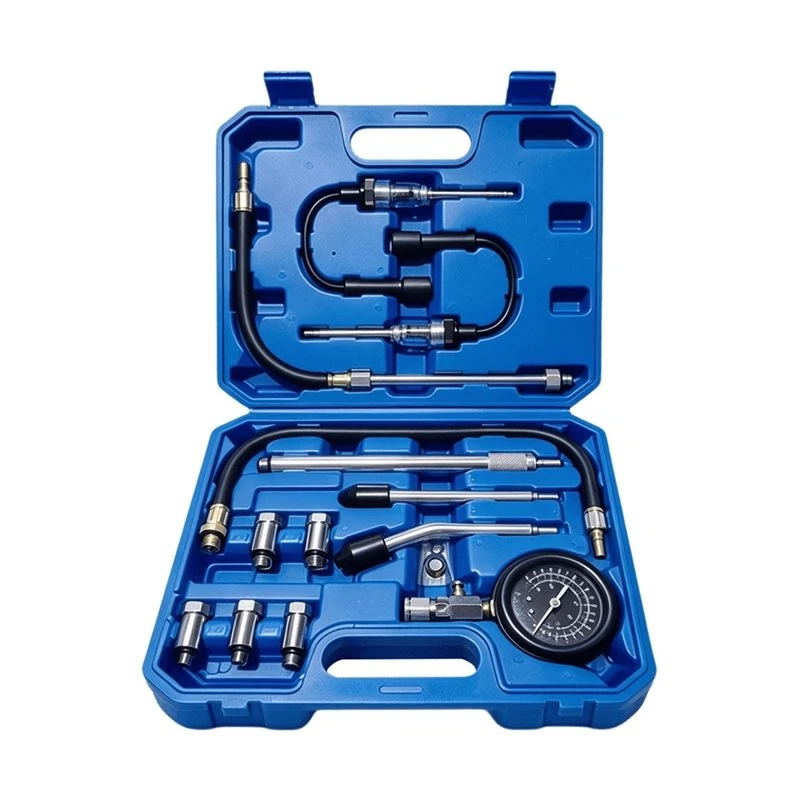 【AC77 Top !! 】Cylinder Compression Tester Kit - 0-300 PSI Gauge
