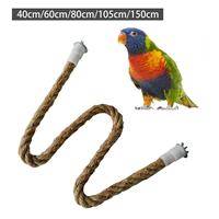 Bird Perch Stand Paw Grinding Birds Supplies Parrot Rope Chewing Toy Cage Accessories for Cockatiel Parrot Lovebird Budgie Macaw