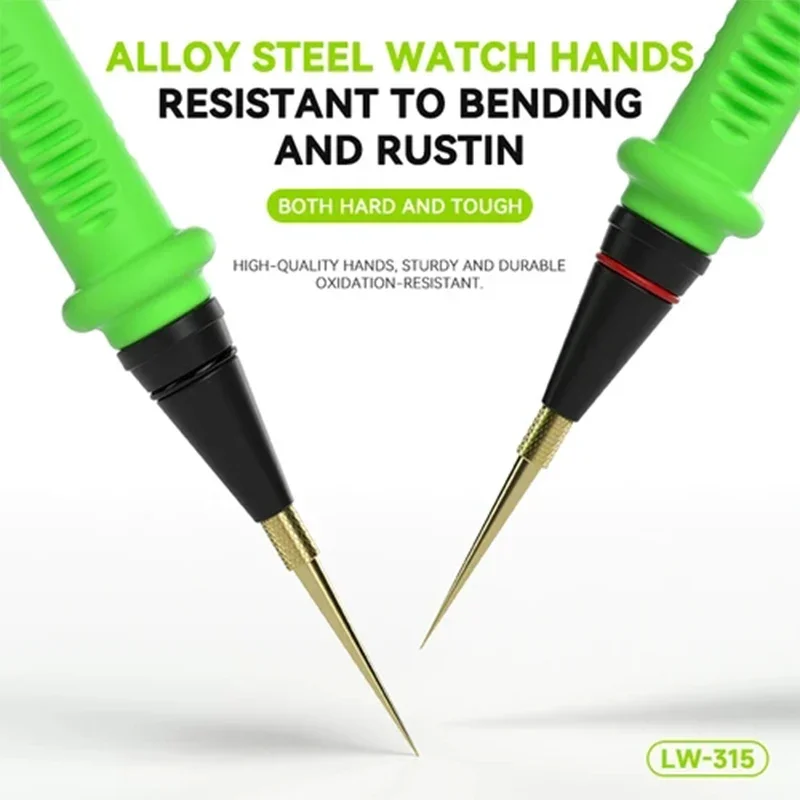Imagem -03 - Luowei-banhado a Ouro Caneta Multímetro Sonda de Detecção de Agulha Substituível Multímetro Voltímetro Test Lead 1000v 20a Lw315