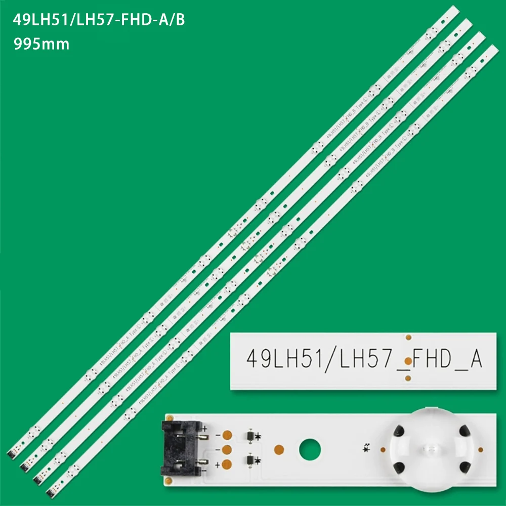 LED Backlight for innotek Direct 16Y 49LH60_FHD A/B TYPE HEESUNG HC490DUN-ABRR1-211X 49LH5700 49LW540S-UF JVC LT-50C550