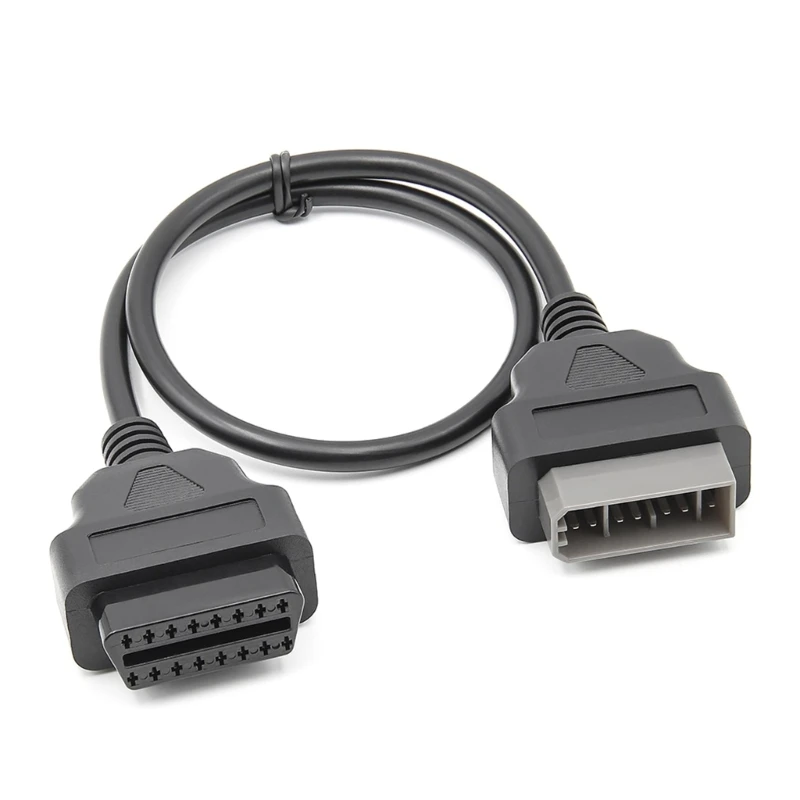 

2024 New 14 Pin to OBD2 16Pin Cable Vehicle Car Diagnostics Connector Cable 14Pin to 16Pin OBD OBDII Adapters