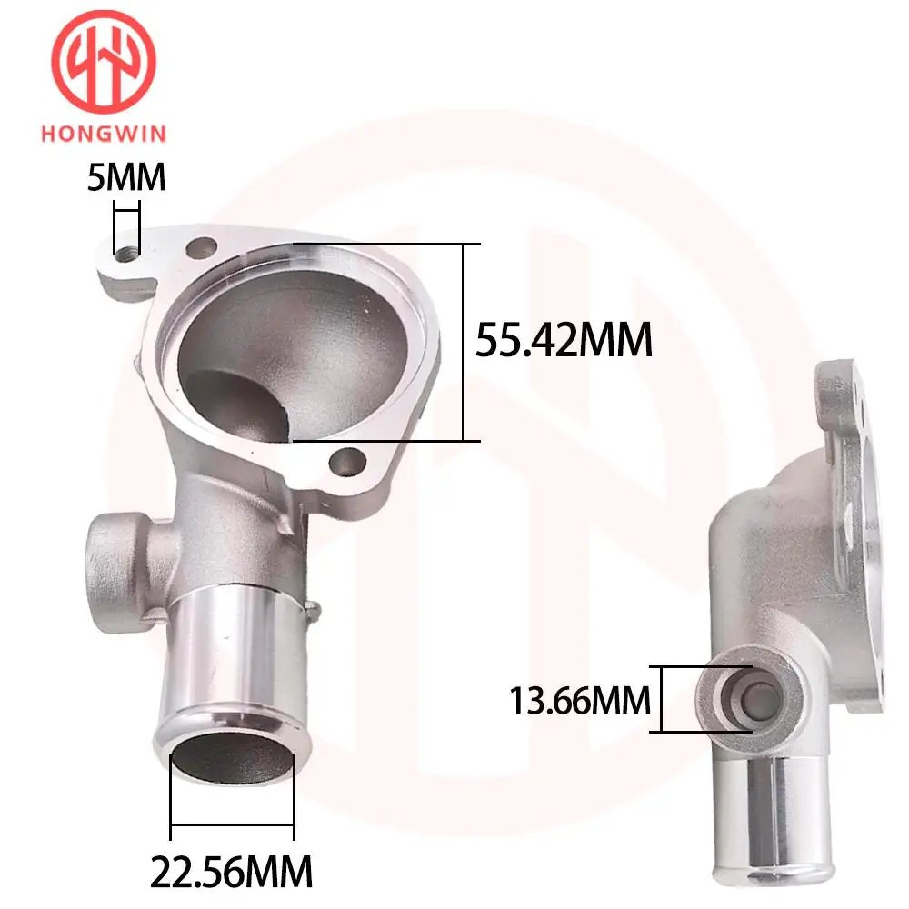 2pcs 16321-97403 Coolant Thermostat Housing For DAIHATSU TERIOS J100 SUV OFF-ROAD 1997-00 1.3 1.5 1.6