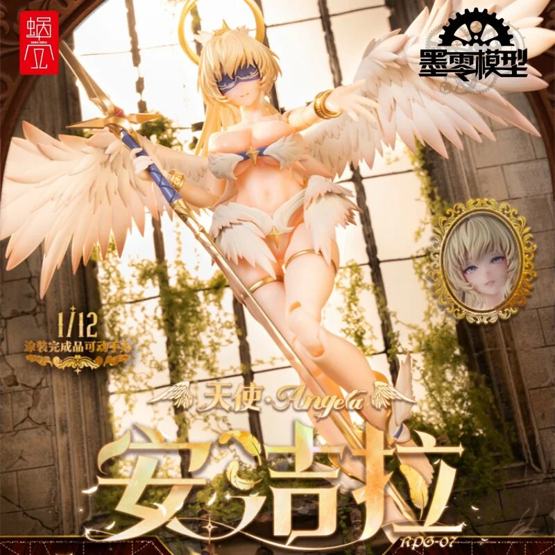 In stock, Snail Shell RPG-07 Angel, Angela Angela 1/12 Mobile Soldier Doll, Collection Ornament