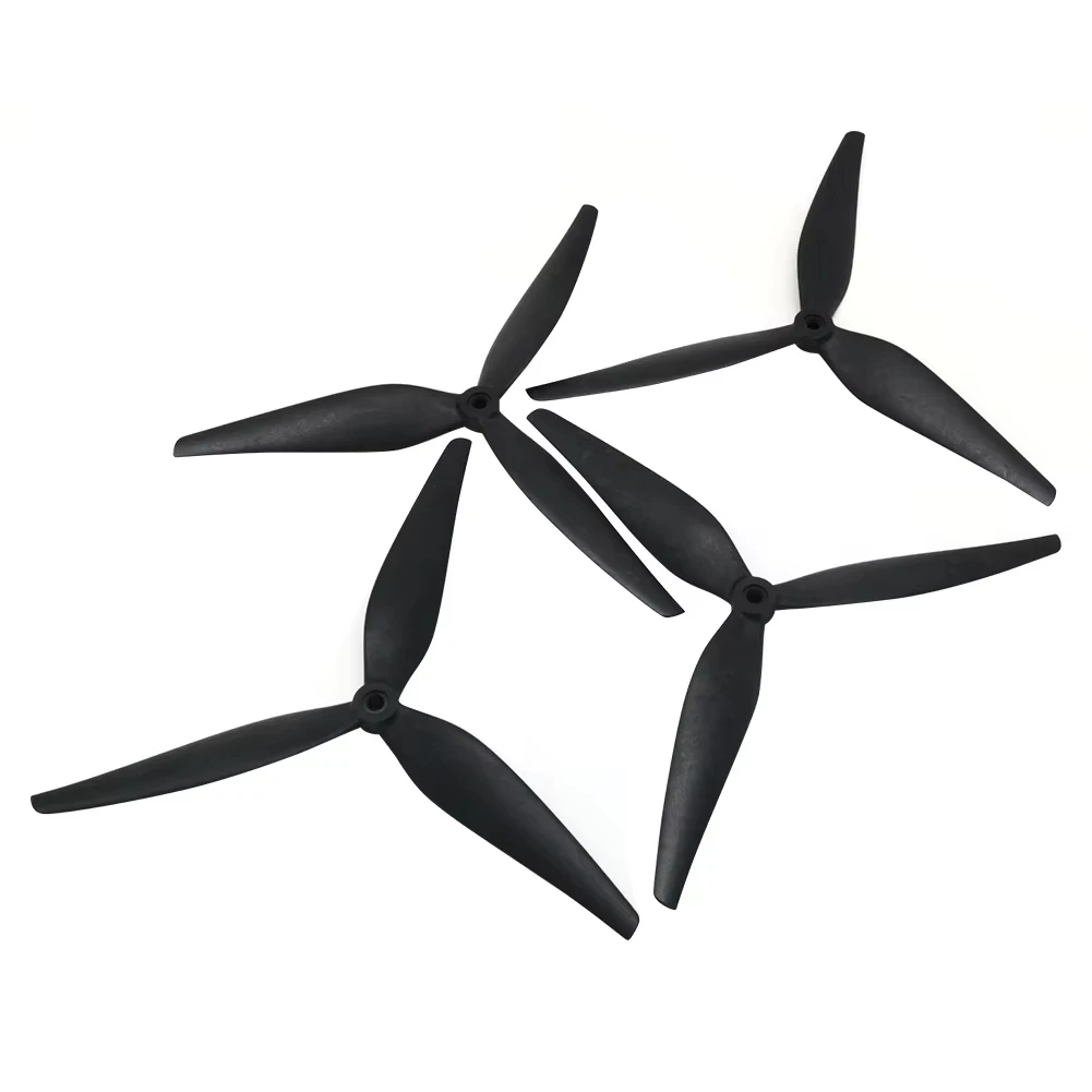 2 Pairs HQProp 10X5X3 9X5X3 10X4.5X3 3 Blades Black Carbon Reinforced Nylon Propeller for RC FPV Drone Long Range - view 4