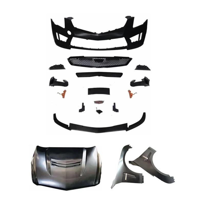 ATSV‑Inspired Exterior Restyling Upgrade Kit, Complete With Front Fascia, Hood and Fender Components, Sedan Exterior Retrofittin