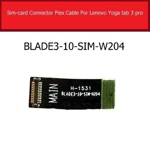 Sim Card Flex Cable For Lenovo YOGA Tab3 Pro X5-Z8500 YT3-X90F Memory Card Tray Connection Flex Ribbon Replacement