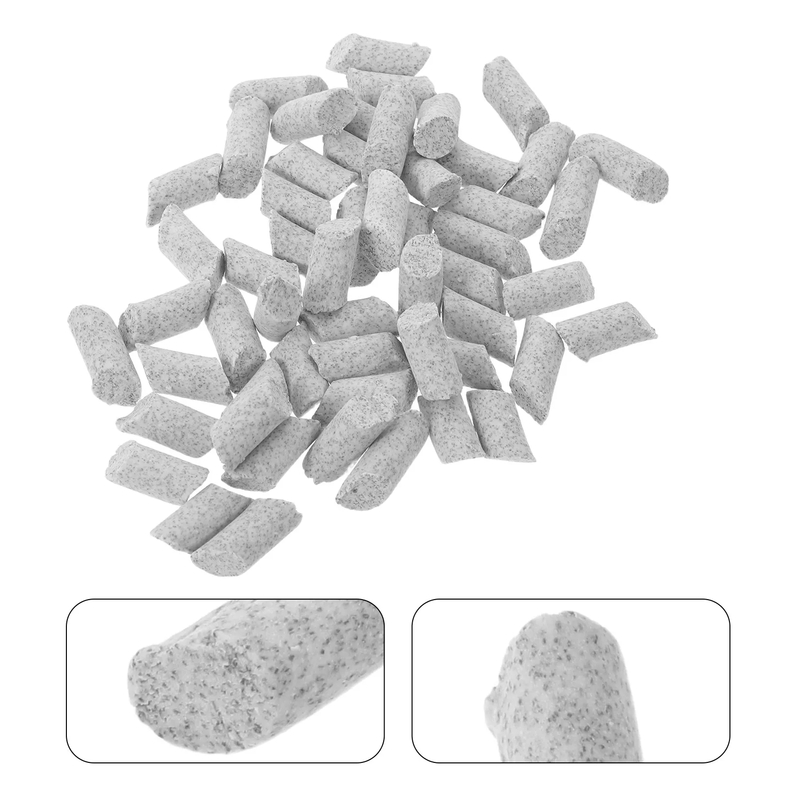 Ceramic Tumbling Media 6x12mm Vibratory Finishing Stones Light Cut Polishing Pellets Abrasive Buffing Media Jewelry Deburring