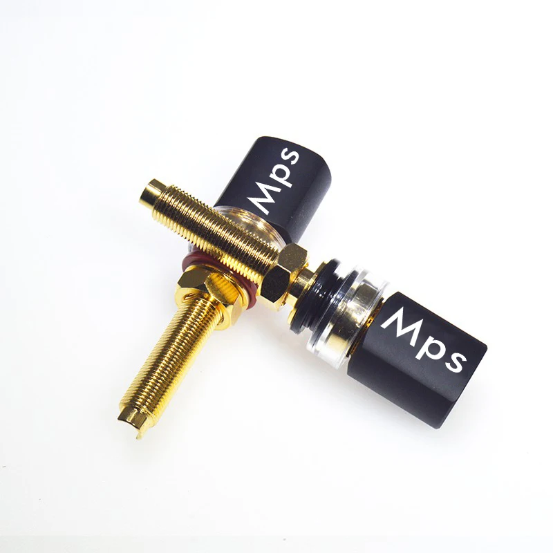 MPS South Star HiFi Speaker Connector Amplifier Terminal Socket Post Banana Speaker base Plug Jack 24K gold Plated