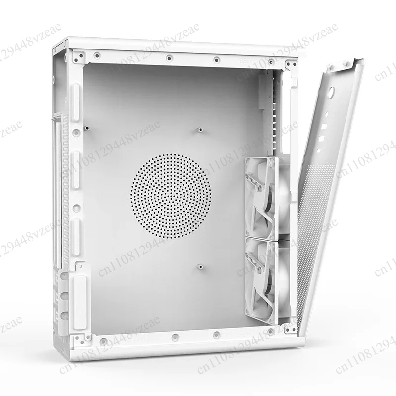 0.7mm Steel, Front 2x92mm Fans, TFX PSU 8.5L Mini Desktop Chassis - Vertical/Horizontal Stand, Solid Handle