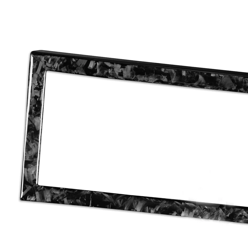 European Union Model Forged carbon fiber License plate frame For Europe Car models