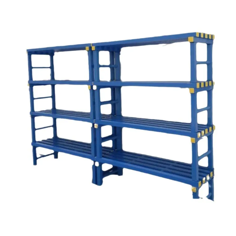 Swimming pool supplies sorting and storage shelves storage blue three-layer four-layer thickened shelves wall-mounted