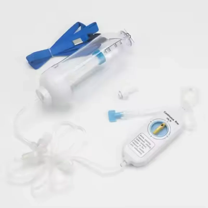 

Portable Precision Peristaltic Elastomeric Infusion Pump With PCA Interval Continous CBI 100ml 200ml Disposable Infusion Pumps