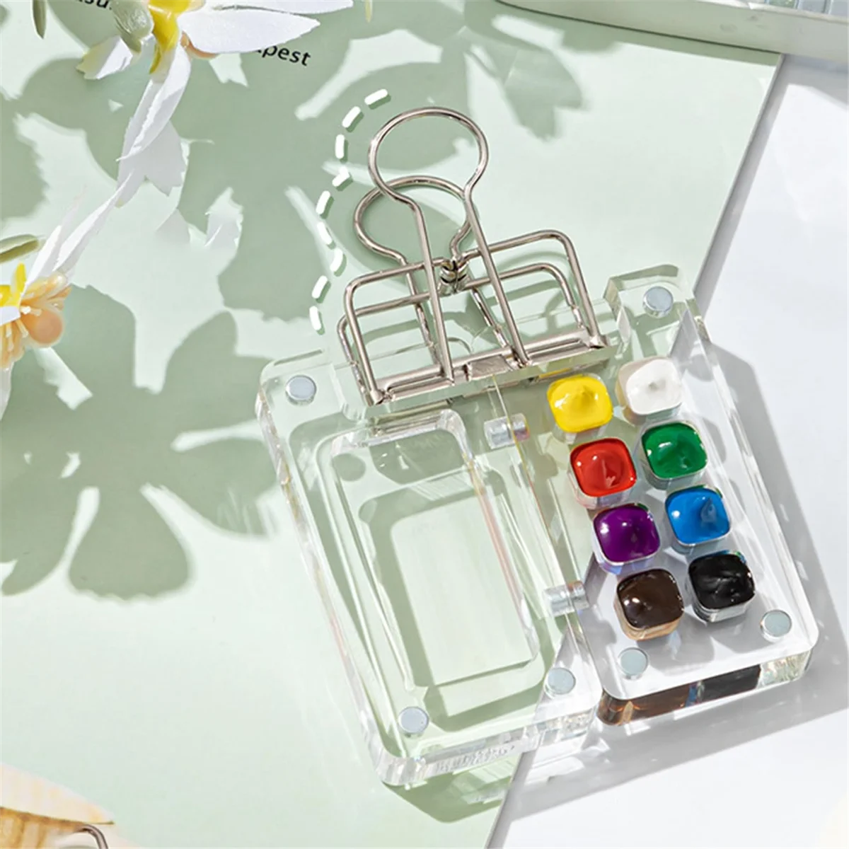 

B12B-Пубор готовых палит красок для путешествий, мини-палитра красок для путешествий, акрил, A