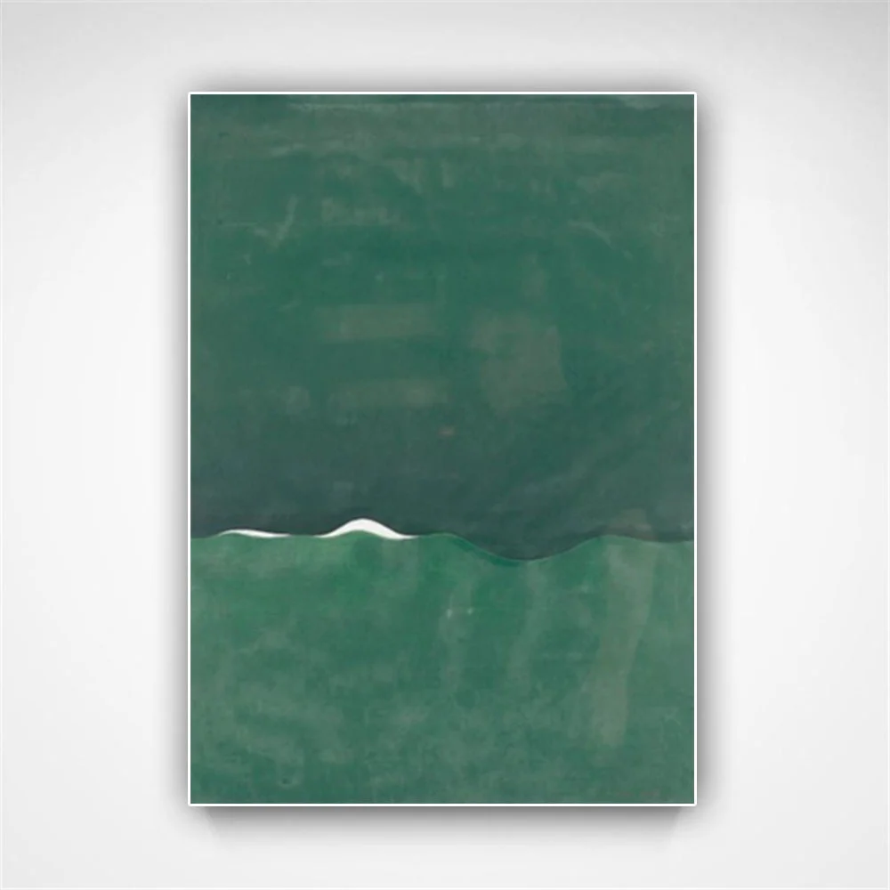 Hand Drawn Green Square Abstract Oil Painting 100% Original for Living Room Home Wall Decor High-quality Interior Aesthetics