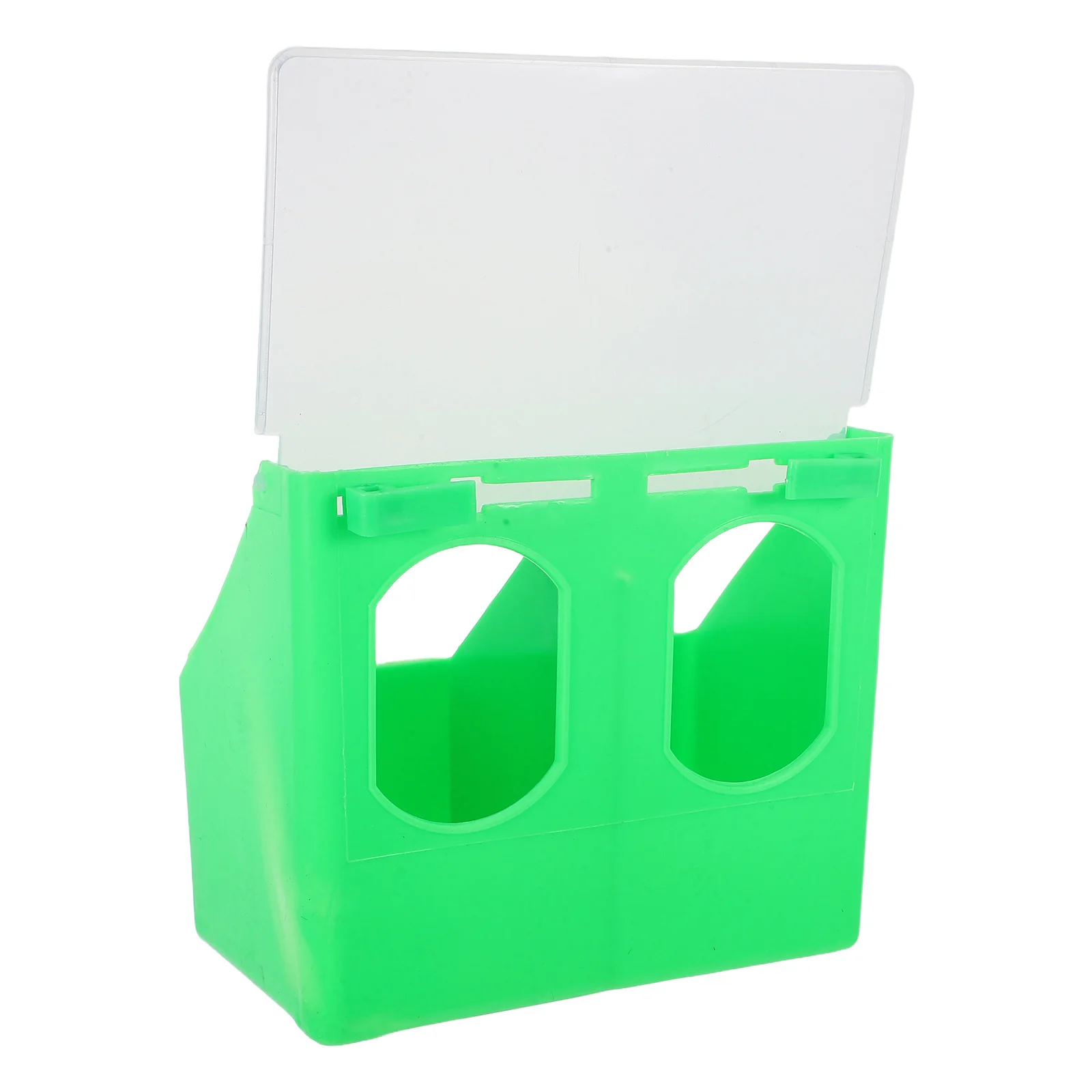 

Pigeon Hanging Feeder Dual Compartment Reusable Bird Cage Feed Station For Pigeon Quail Feeding Container Water Dispenser