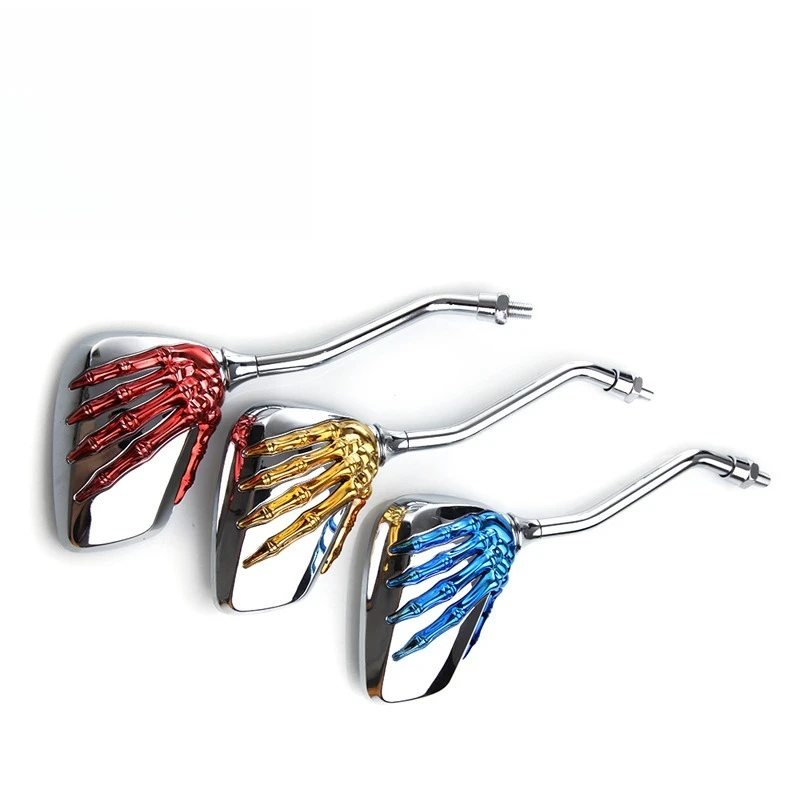 Cool Claw Shape Rearview Mirror, Colorful Motorcycle Side Mirror, Racing Bike Modification Parts