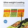 스마트 소나 물고기 무선 제어 미끼 보트, 자동 리턴 야간 조명, RC 낚시 보트, 99GPS, 2.4G, 600M, 3kg 적재 호퍼 4 개 4