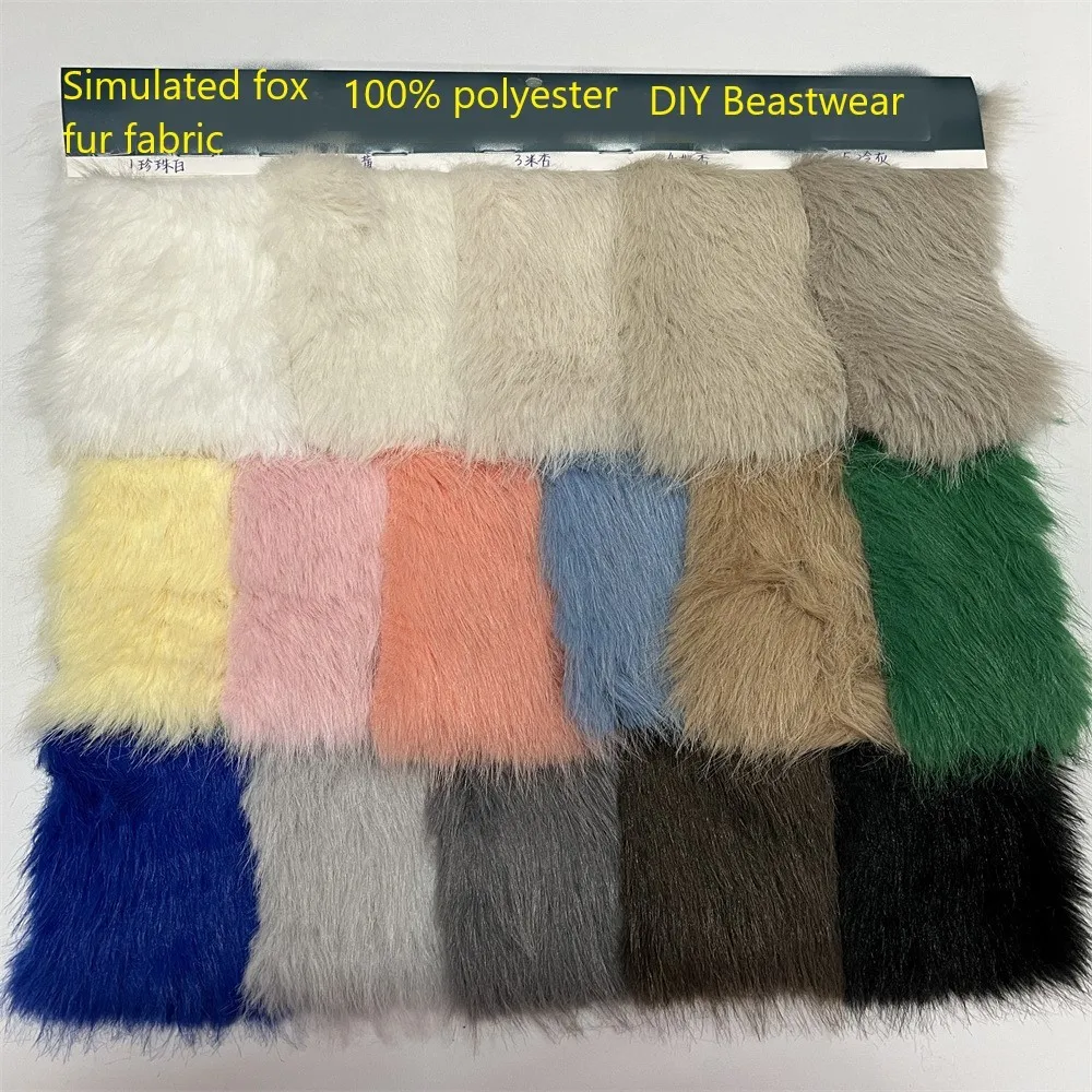 ZYFMPTEX New Fake Fur Fabric 100% Polyester 180x50cm Sewing DIY Plush Clothing Doll Cloth Soft Long Plush Artificial Fur Fabric