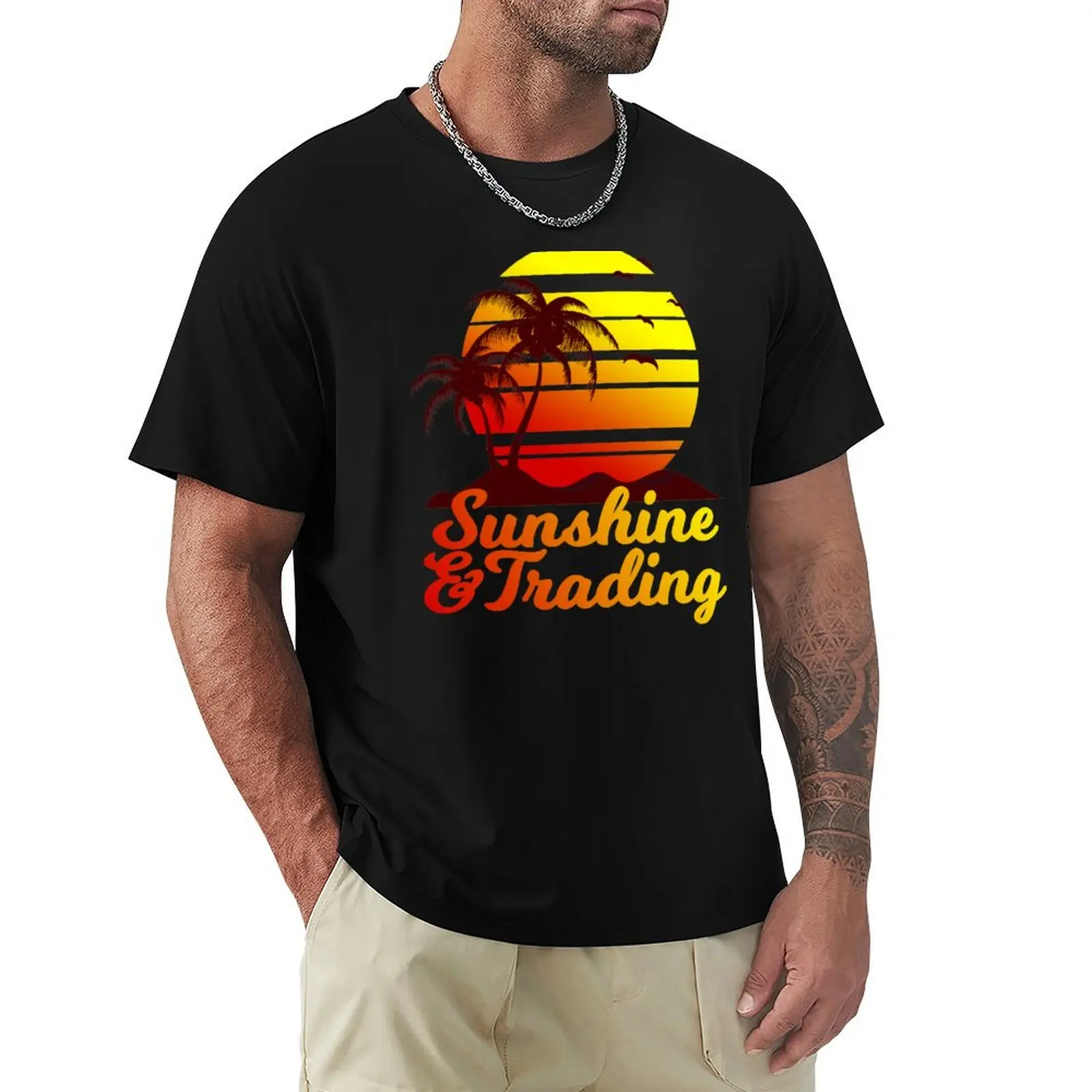 Sunshine and trading T-shirt oversized new edition t shirts men