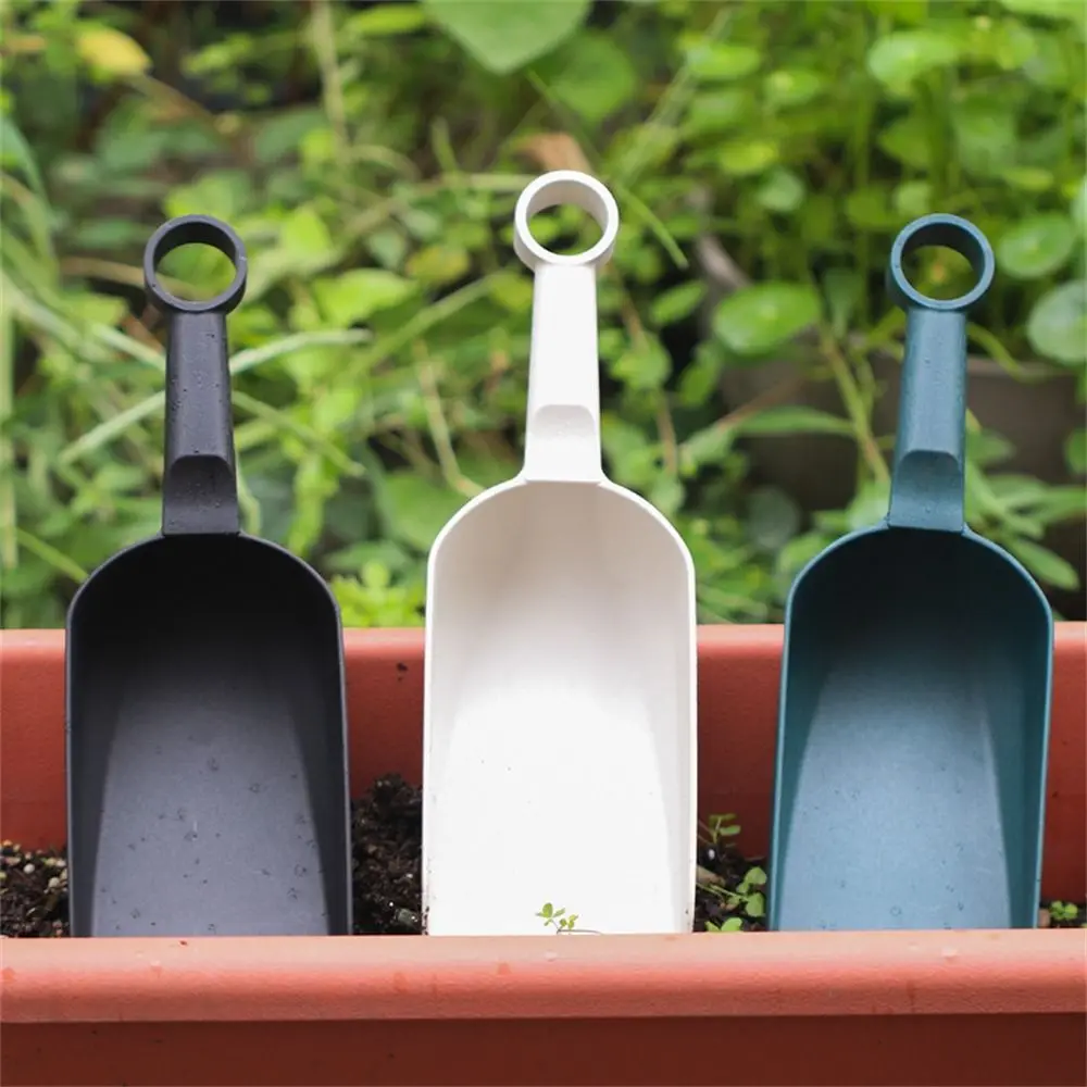 Practical Thickened Soil Scoop Plastic Lightweight Garden Hand Shovel Ergonomic Multifunctional Flat Spatula