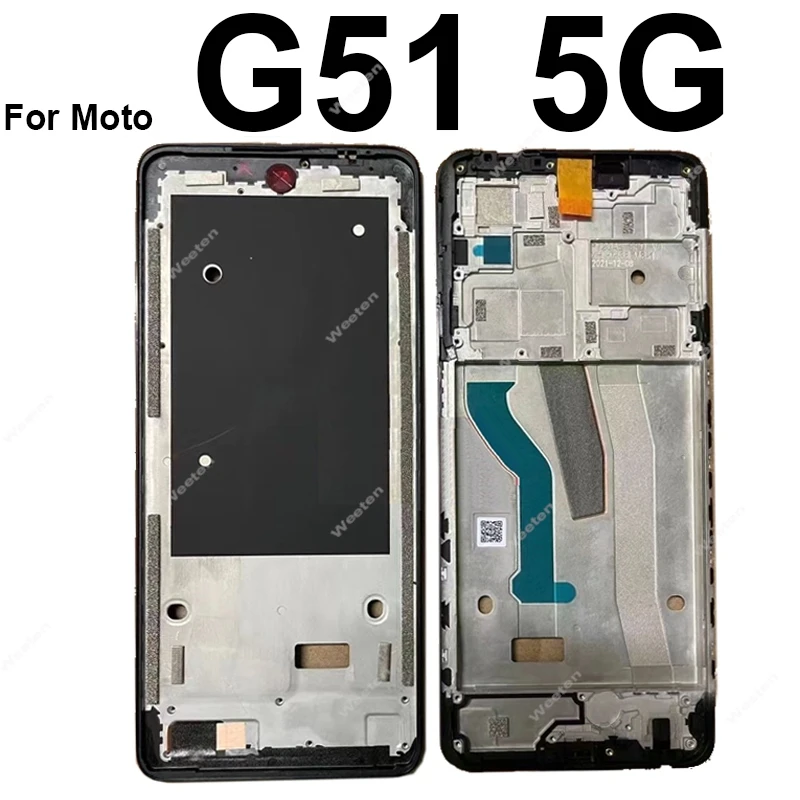 LCD Screen Middle Frame Bezel Plate Panel Chassis For Motorola Moto G31 G41 G51 G71 5G G71s LCD Front Frame Housing Repair Part