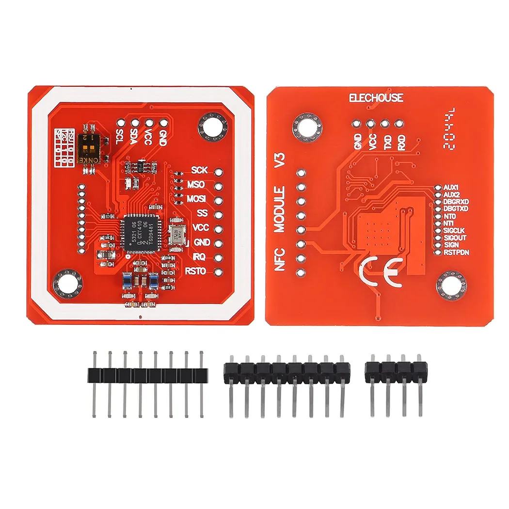 PN532 NFC NXP RFID وحدة V3 عدة قارئ الاتصالات الميدانية القريبة مجموعة وحدة I2C SPI HSU مع S50 بطاقة مفتاح البطاقة البيضاء لاردوينو
