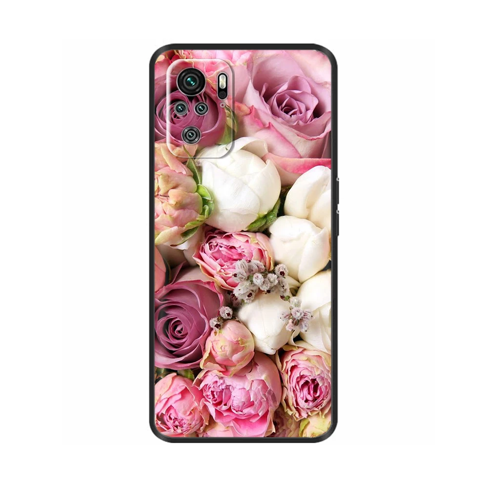 Case For Redmi Note 10 Case For Xiaomi Redmi Note 10 pro Note 10S Soft TPU Silicone Back Cases on Redmi Note 10s Bumper Cover
