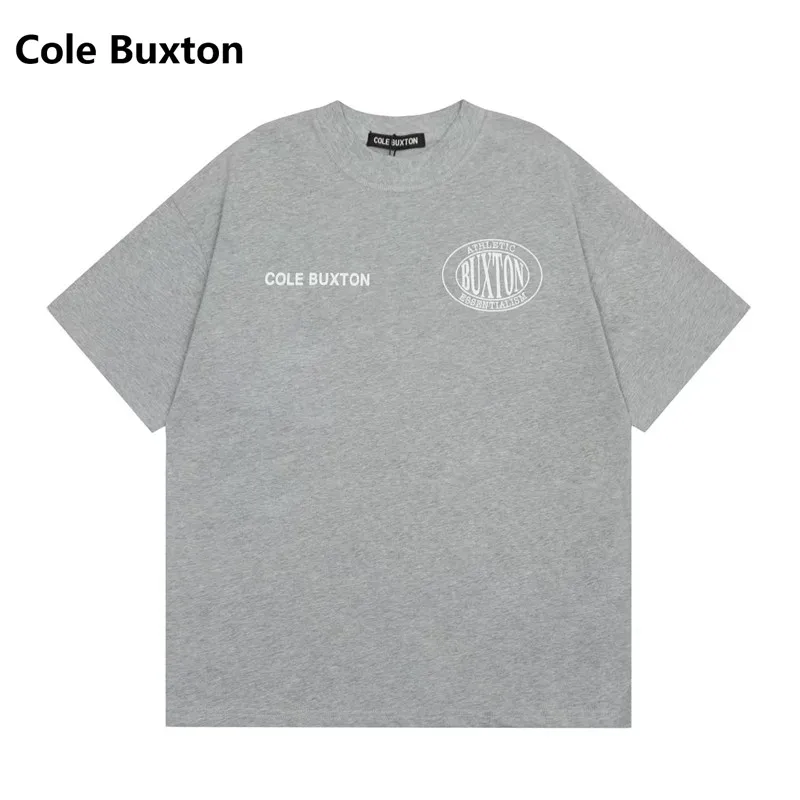 Cole Buxton Minimalist Slogan Western Streetwear Brand Relaxed-Fit Pure Cotton Short-Sleeve Undershirt Base Layer