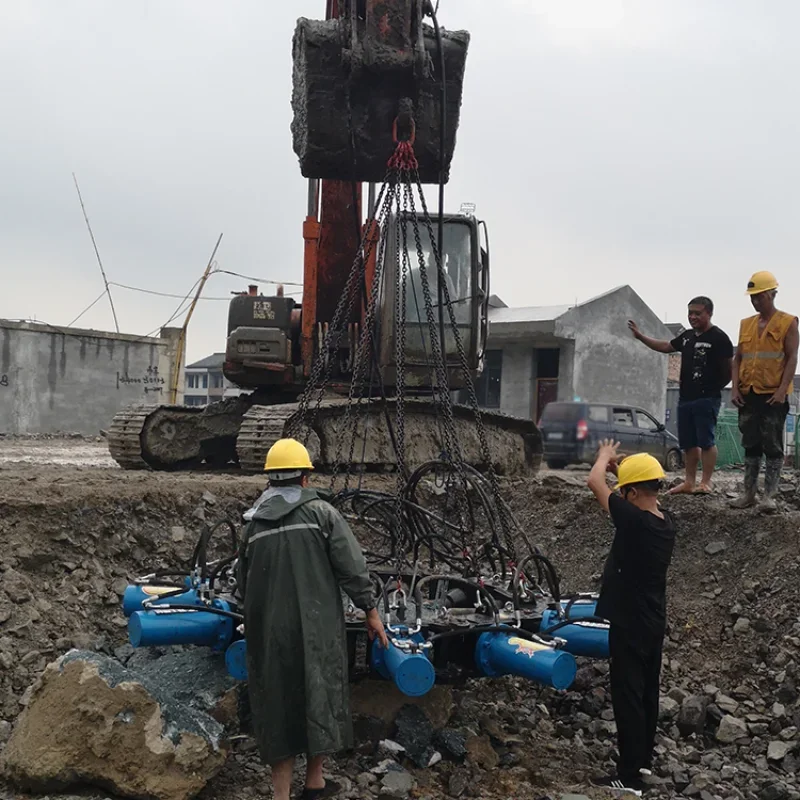 YG YG Hydraulic Pile Breaker Cutter Hydraulic Pile Head Breaker Breaking Piles Machinery