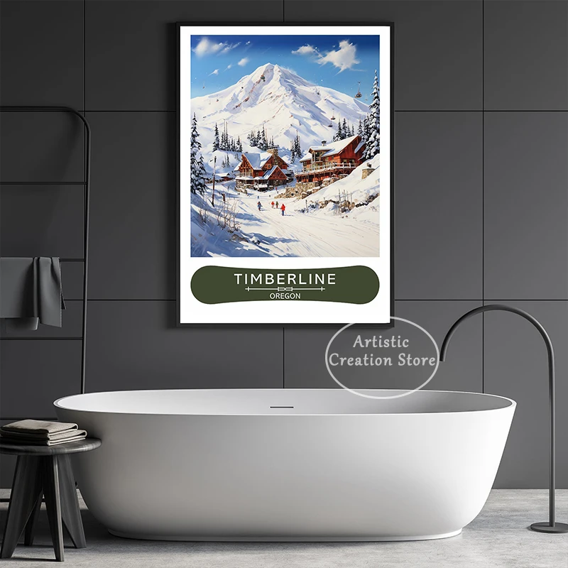 Keystone Ski Resort Colorado Prints Canvas Painting Wall Art Pictures Jackson Hole Living Room Club Bedroom Home Decor Gifts