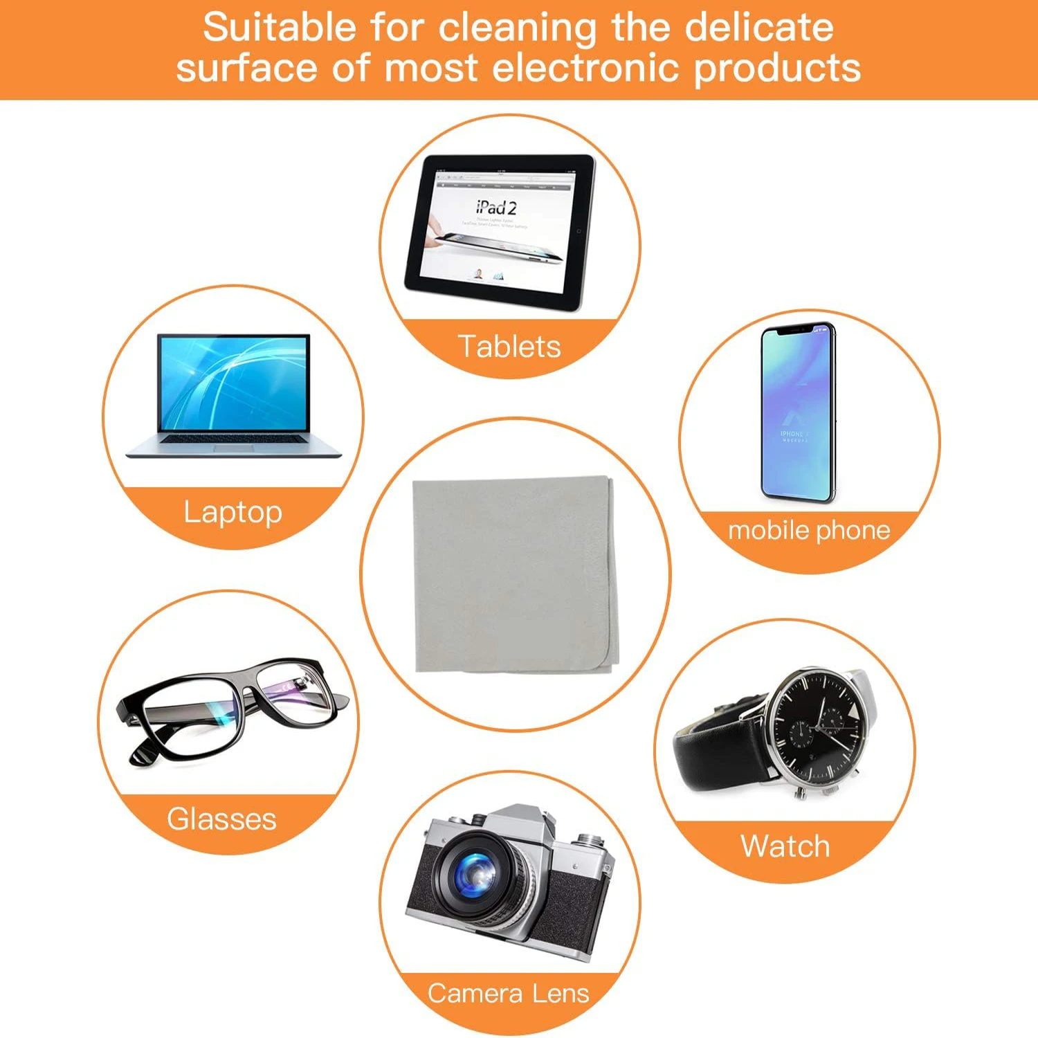 Microfiber Liner Cleaning Cloth Screen Keyboard Imprint Protection Keyboard Protector Compatible MacBook Pro 13"14“15”16“and